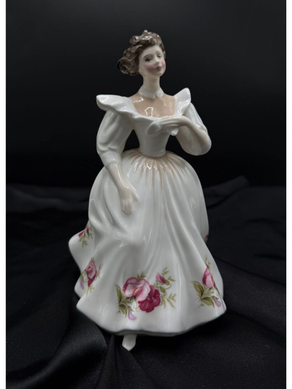 Vintage 1988 Royal Doulton Figure Of The Month April Hand-Painted Porcelain Figu